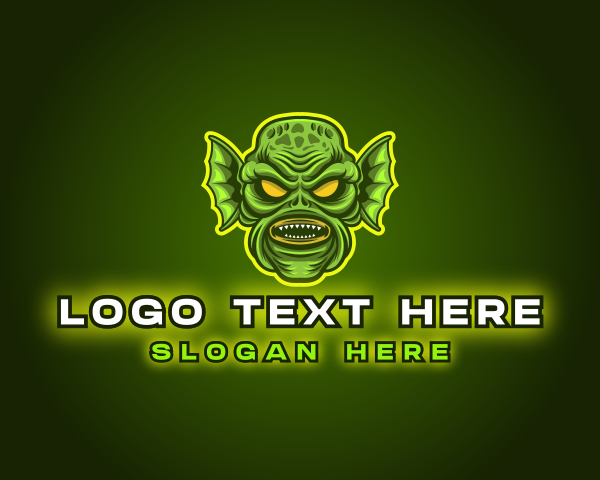 Swamp Monster Mascot