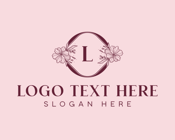 Floral Fashion Emblem