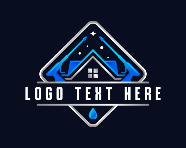 Housekeeping Pressure Wash Sanitation Logo