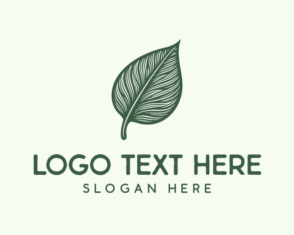 Vintage Rustic Leaf Design