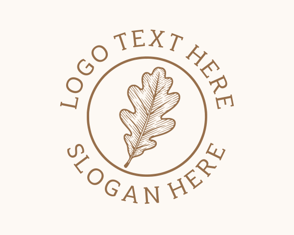 Sustainable Oak Leaf Design