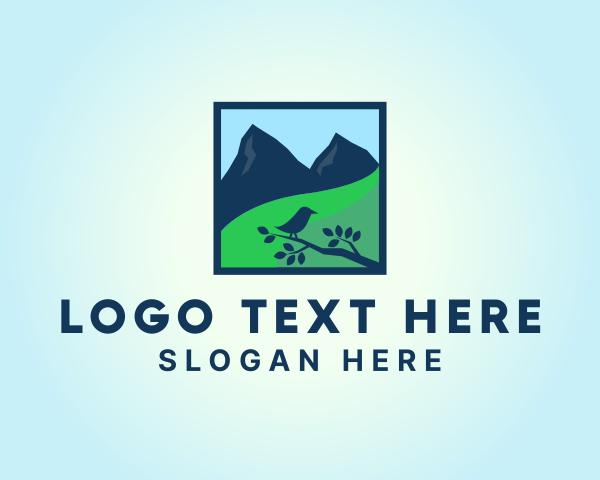 Nature Travel Stamp